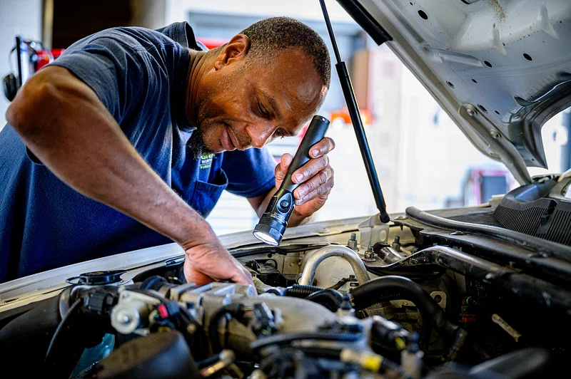 Oil change service